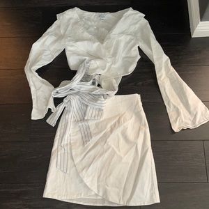 Sabo Skirt Linen Set (top + skirt)